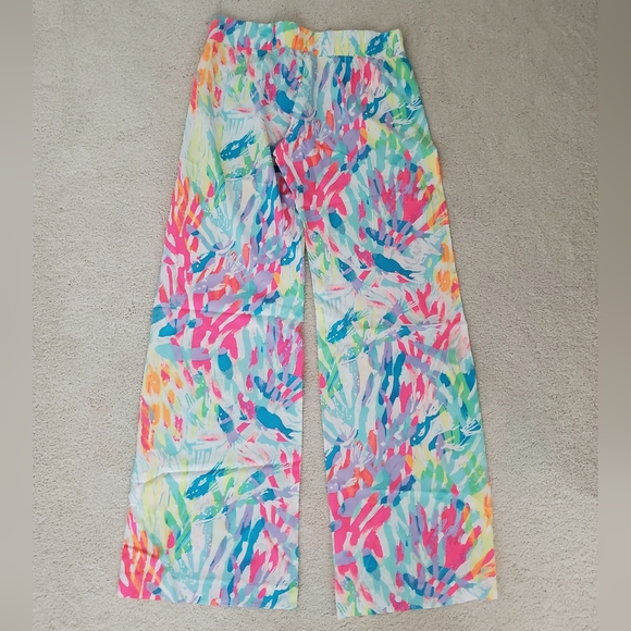 Lilly Pulitzer Sparkling Sands Bal Harbour Palazzo Pants szXS - Picture 13 of 15